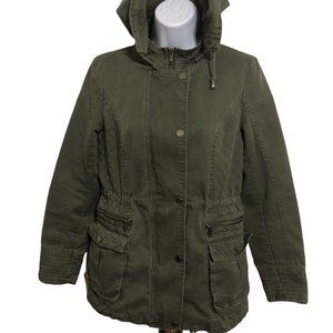 EUC LA Coalition Women's Olive Green Jacket Size XS
